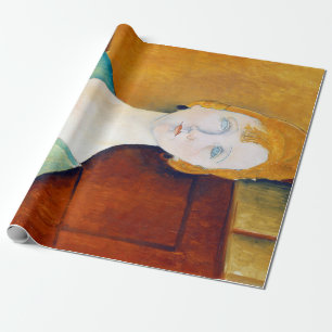 Mädchen im Grünen, Modigliani Geschenkpapier