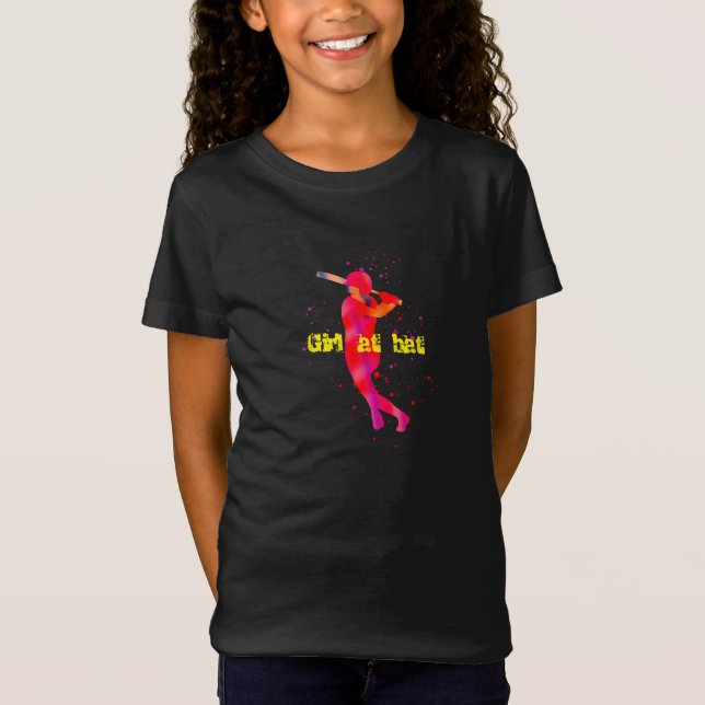 Mädchen in Bat T-Shirt (Vorderseite)