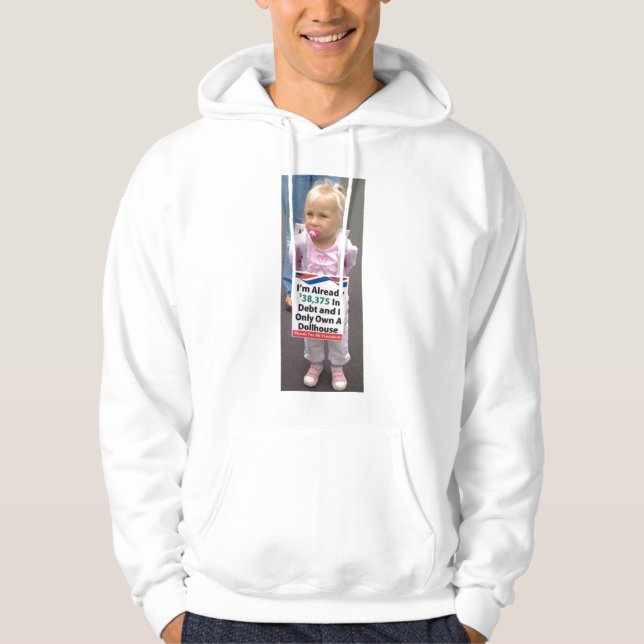 Mädchen in den Schulden besitzt nur Puppen-Haus Hoodie (Vorderseite)