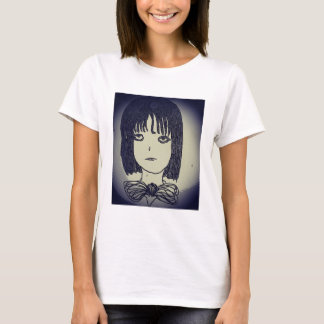 Mädchen in der Ewigkeit Land Manga zeichnend T-Shirt