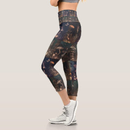 Mädchen in der Fairy-Hütte - Coole Capris-Leggings Capri Leggings