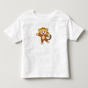Mädchen in einem Affen-Kostüm Kleinkind T-shirt