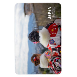 Mädchen in Kimono, Kyōto, Japan ReiseSouvenir Magnet
