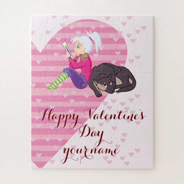 Mädchen in Liebe (Vertikal)