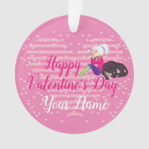 Mädchen in Liebe Ornament