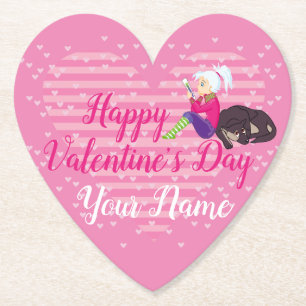 Mädchen in Liebe Untersetzer