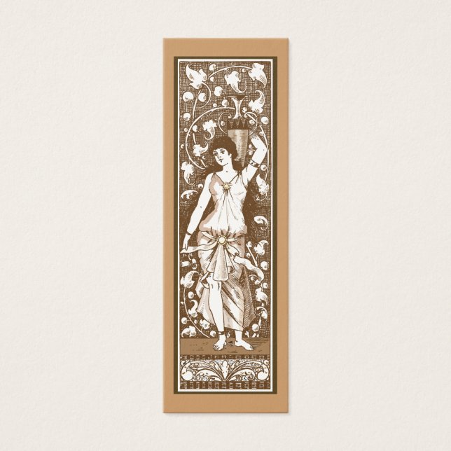 Mädchen in Robe mit Urne (Vorderseite)