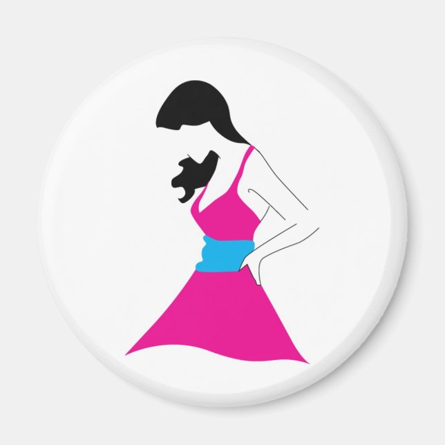 Mädchen in Sonn Magnet (Vorne)