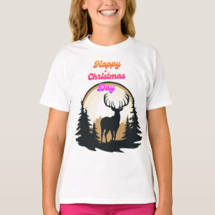Mädchen ins Shirt. T-Shirt