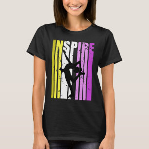 Mädchen Inspirierte Ice Skaten Coach Geburtstag Co T-Shirt