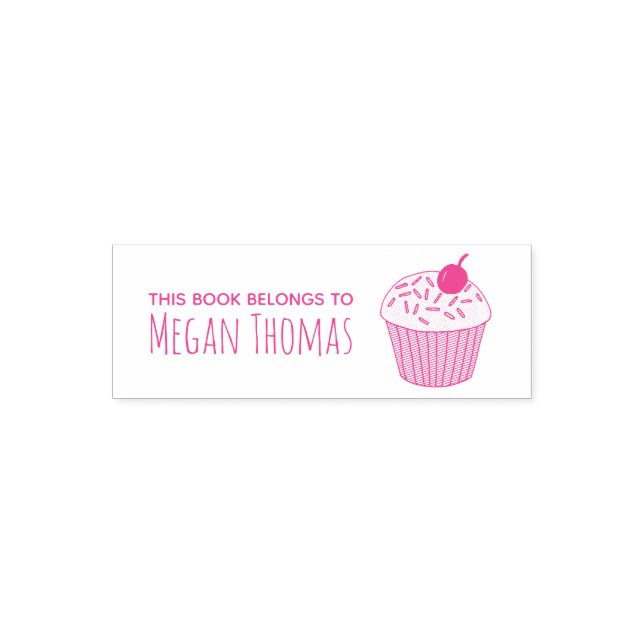 Mädchen ist Niedlich dieses Buch gehört zu Cupcake Permastempel (Design)