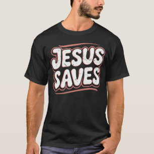 Mädchen Jesus rettet Rosa Christliches Kleinkind S T-Shirt
