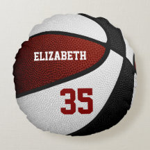 Mädchen Jungen maroon schwarzen Basketballraum Dek