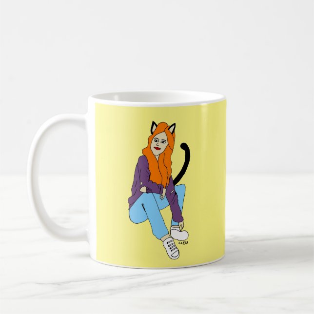 Mädchen Kaffeetasse (Links)