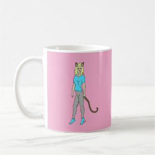 Mädchen Kaffeetasse
