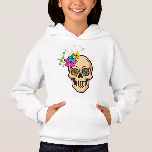 Mädchen Kapuzenpullover Hoodie (Vorderseite)