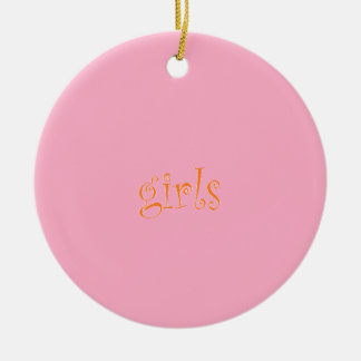 Mädchen Keramikornament