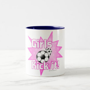 Mädchen Kick it Zweifarbige Tasse
