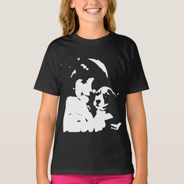 Mädchen, Kind, Tier T-Shirt (Vorderseite)