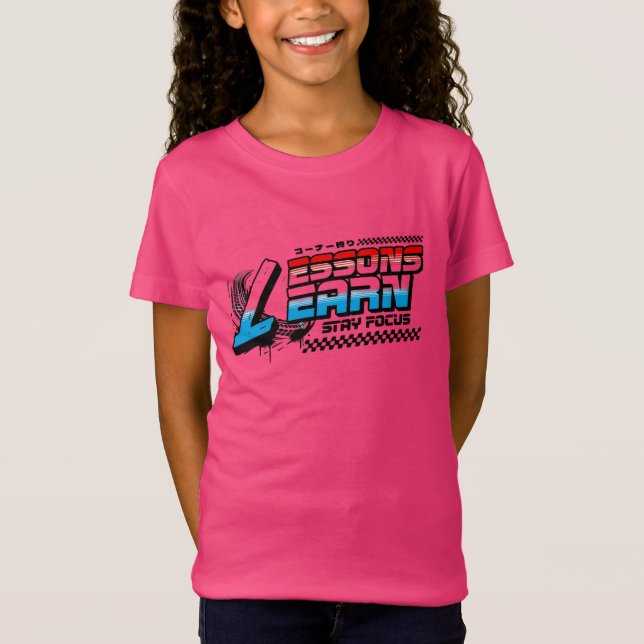 MÄDCHEN/KINDER FOKUS LERNSTUNDEN TEE (Vorderseite)