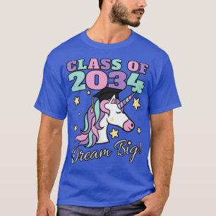 Mädchen-Klasse von 2034 wächst mit magischem Einho T-Shirt
