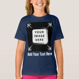Mädchen Kleidung Bild Fotovorlage hinzufügen Mädch T-Shirt