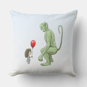 Mädchen & Kobold Kissen