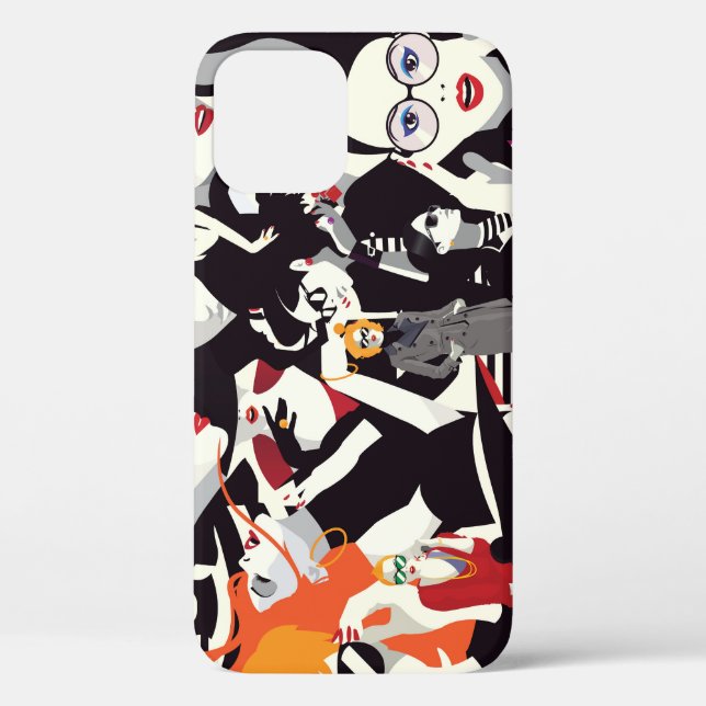 Mädchen-Kollektion: Pop-Kunst Case-Mate iPhone Hülle (Rückseite)