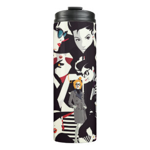 Mädchen-Kollektion: Pop-Kunst Thermosbecher