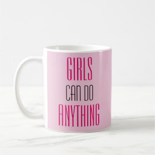 Mädchen können alles tun, was Mädchen Power Kaffeetasse