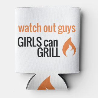 Mädchen können Grill abkühlen Dosenkühler