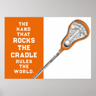 Mädchen Lacrosse Poster