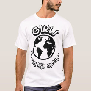 MÄDCHEN LASSEN WIR DIESE MUTTER laufen, die T-Shirt