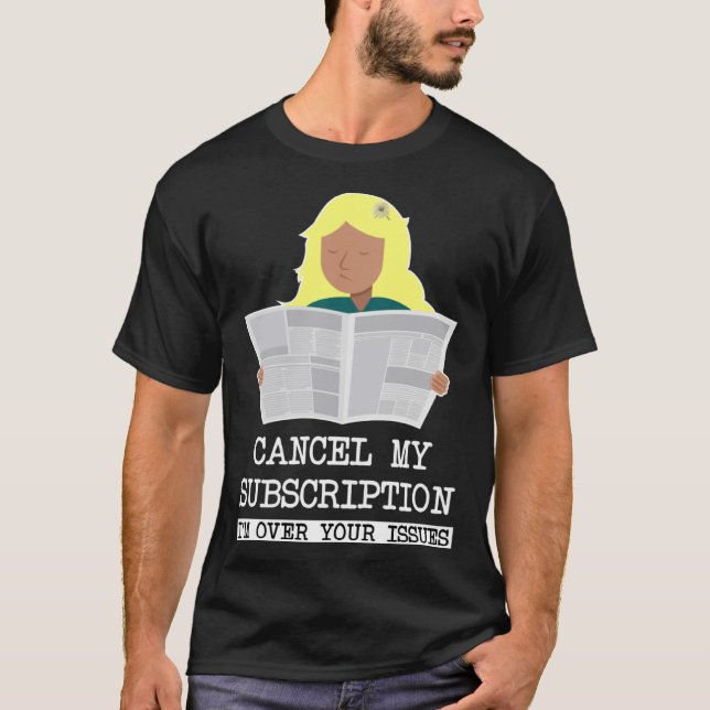 MÄDCHEN LESEN MEIN ABONNEMENT KANN ICH ÜBER IHREN T-Shirt (Vorderseite)