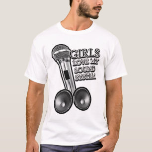 Mädchen-Liebe mein SOLIDES SYSTEM T-Shirt
