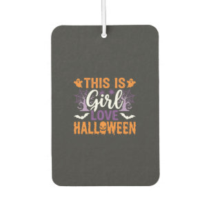 Mädchen Lieben Halloween-Geister-Design_1 Autolufterfrischer