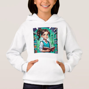 Mädchen lieben Wissenschaft! Hoodie