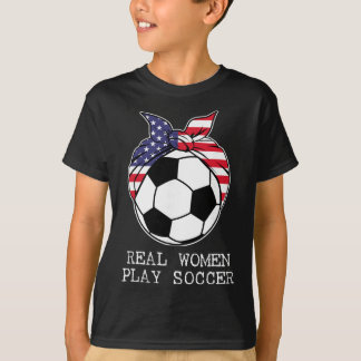 Mädchen Ll Ndana Flagge Spieler Trainerin Echte Fr T-Shirt