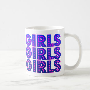 Mädchen Mädchen Mädchen Grafik Kaffeetasse
