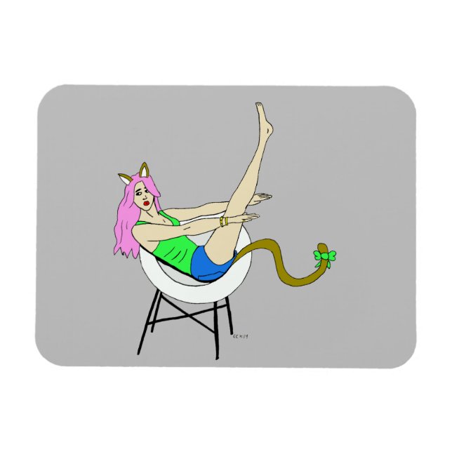 Mädchen Magnet (Horizontal)