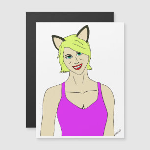 Mädchen Magnetkarte