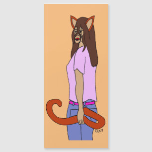 Mädchen Magnetkarte