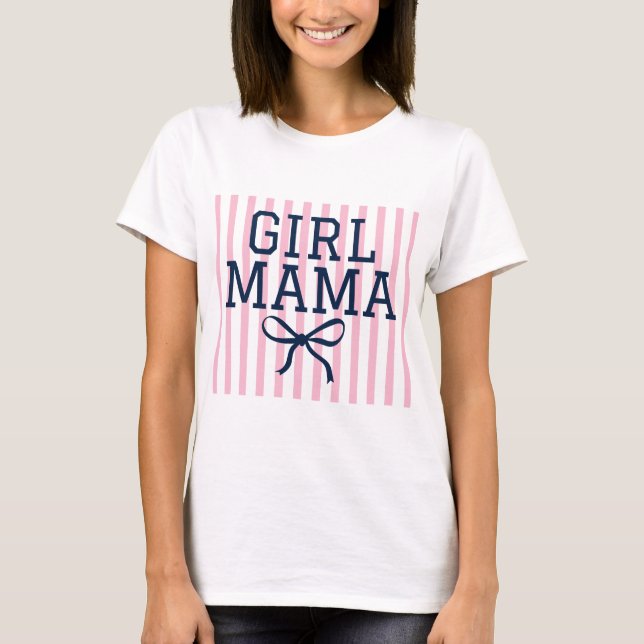 Mädchen-Mama T-Shirt (Vorderseite)