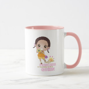 Mädchen MELANIN Prinzessin in Ausbildung zur König Tasse