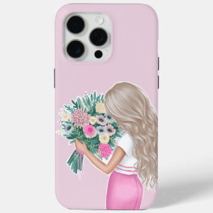 Mädchen mit Blumen Handyhülle – Sanft & Träumeris Case-Mate iPhone Hülle