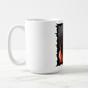 Mädchen mit einem devilischen Lächeln Kaffeetasse