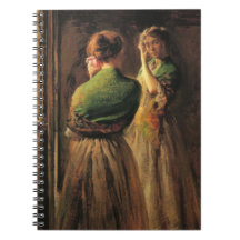 Mädchen mit einem grünen Schaf (von Joseph DeCamp)