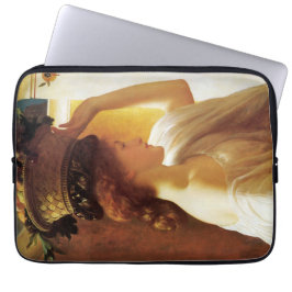 Mädchen mit einem Obstkorb (von Frederic Leighton) Laptopschutzhülle