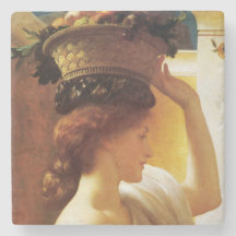 Mädchen mit einem Obstkorb (von Frederic Leighton)