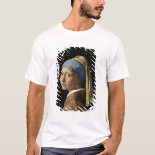Mädchen mit einem Perlen-Ohrring, c.1665-6 (Öl a T-Shirt